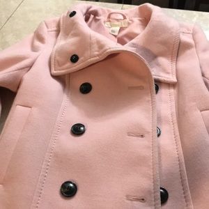 Pink pea coat